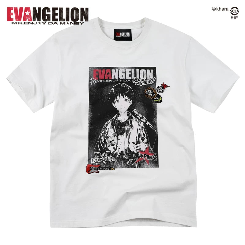 MEDM Old Casual Crew Neck Versatile Tee
