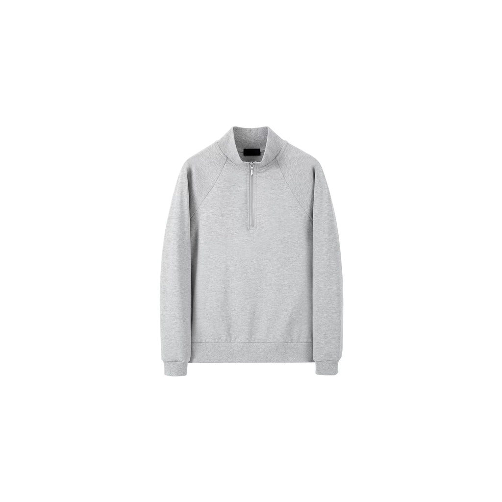PLUS NO LOGO Half Zip Shoulder Sweater