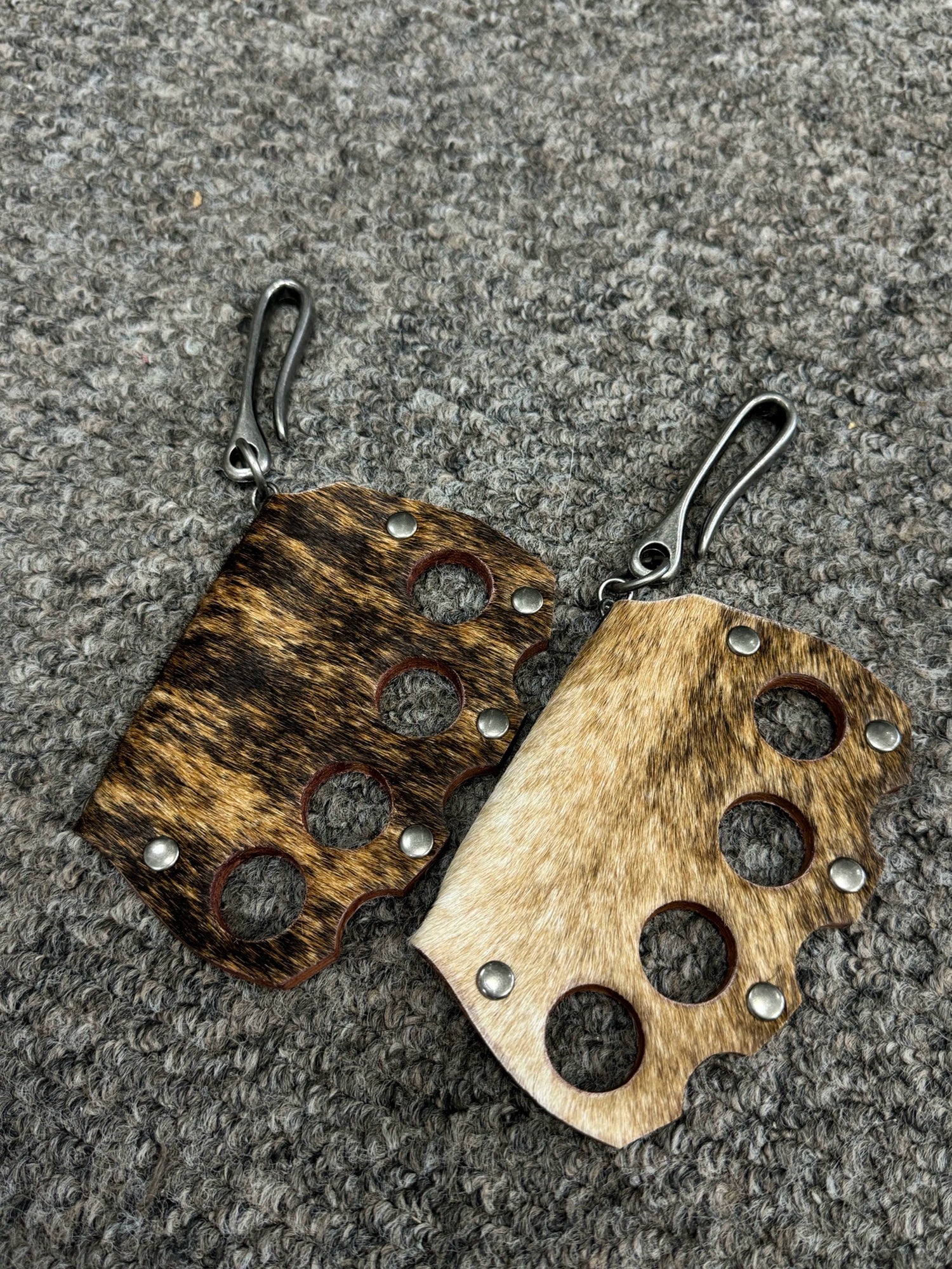 NOT UGLY First Layer Cowhide Hand Embroidered Keychain