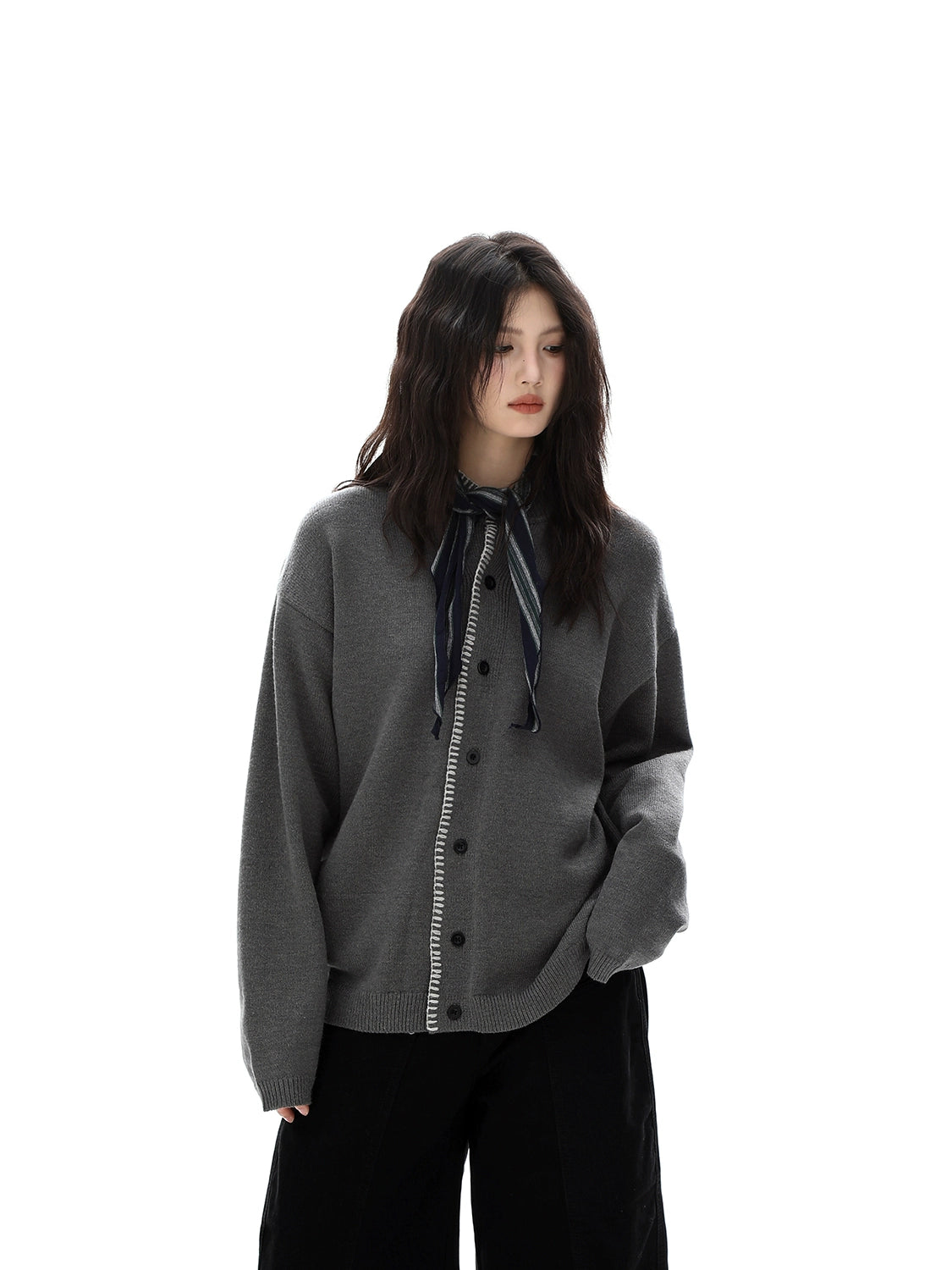 CHOIZE Vintage Casual Knitwear Jacket