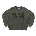 WHOOSIS Vintage Versatile Crew Neck Sweater