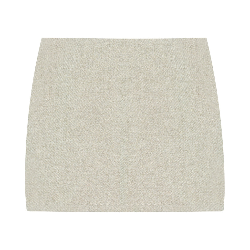 LLROGE Temperament Woolen Blazer Suit Skirt Suit