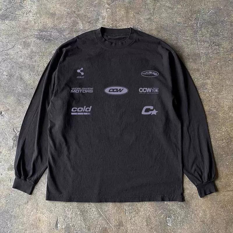 UPUPXIA Niche Oversize Versatile Long Sleeve