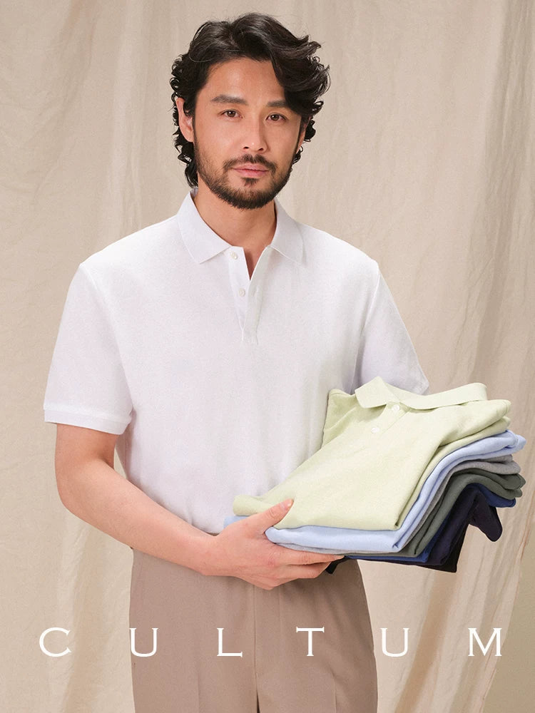 CULTUM Business Casual Versatile Gaoshu POLO Shirt