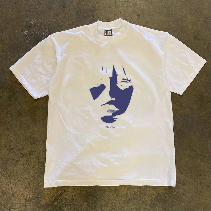 UPUPXIA Retro Niche Casual Loose Tee