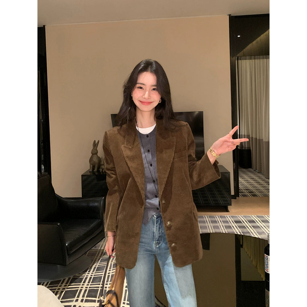 Pusumederetro Corduroy Suit Outwear