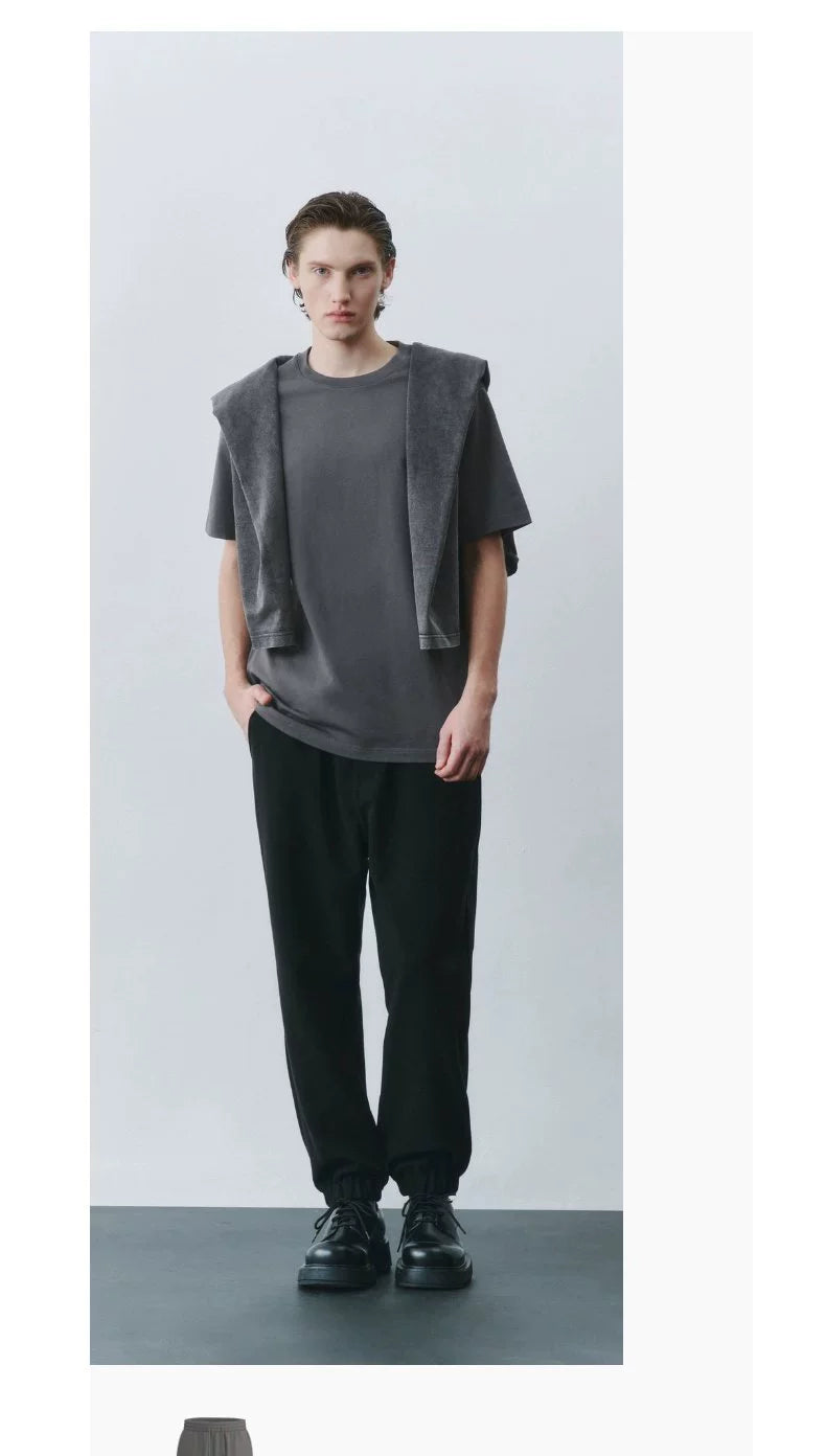 URBAN REVIVO Commuter Versatile Crew Neck Tee