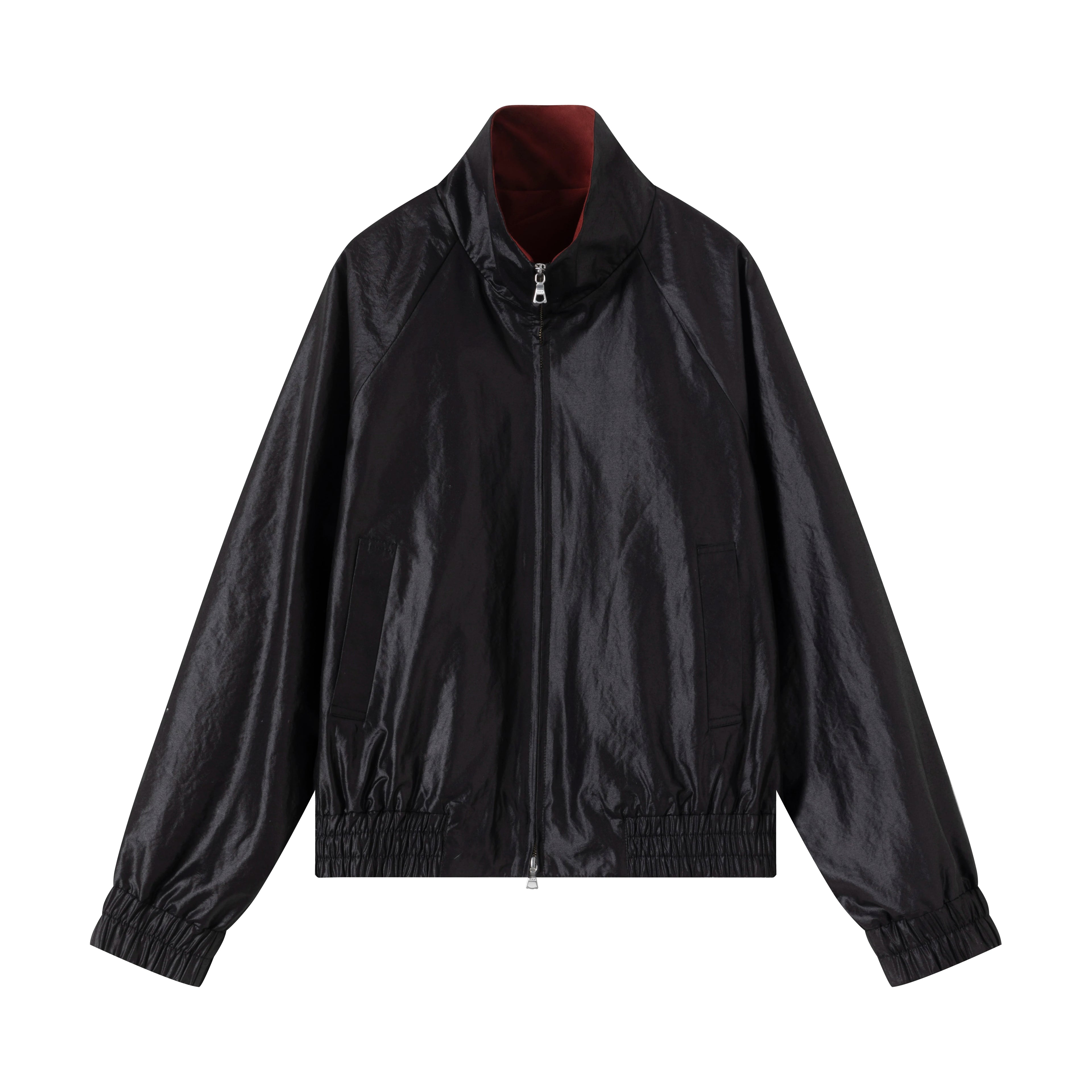 VLABMADE Vintage Stand-up Collar Loose-sleeved Jacket