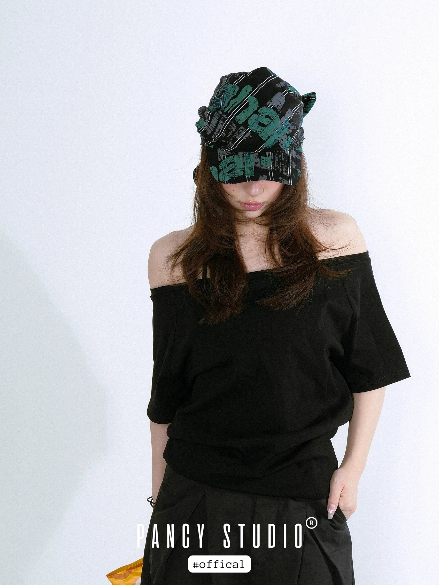 PANCY American Graffiti Headscarf Cap girl