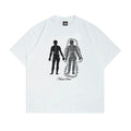 (NMK) Parallel Particle Humanoid Pure Cotton Tee