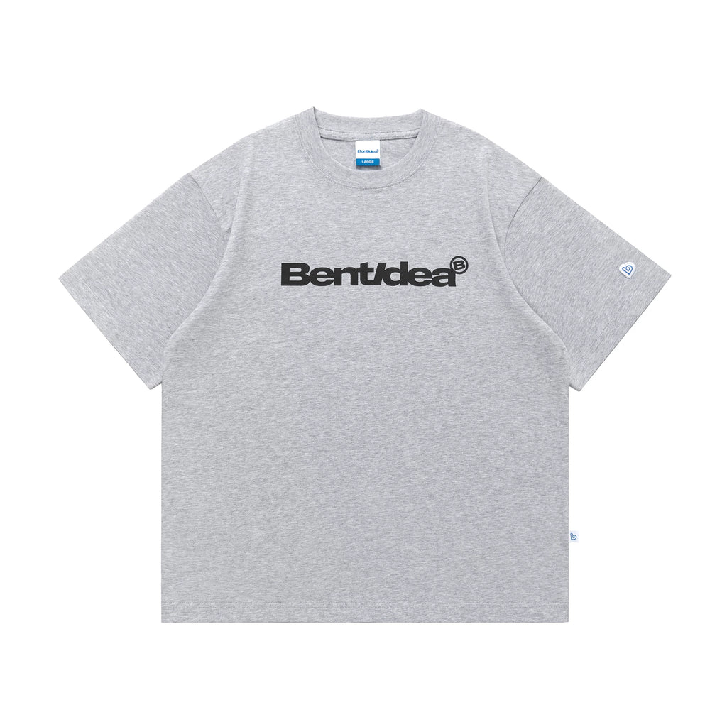 BENT IDEA Letter Print Casual Loose Tee