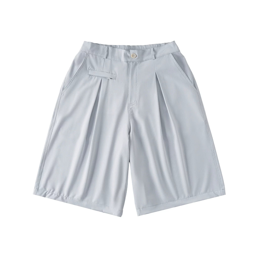 LR MADE Double Pleated Casual Shorts