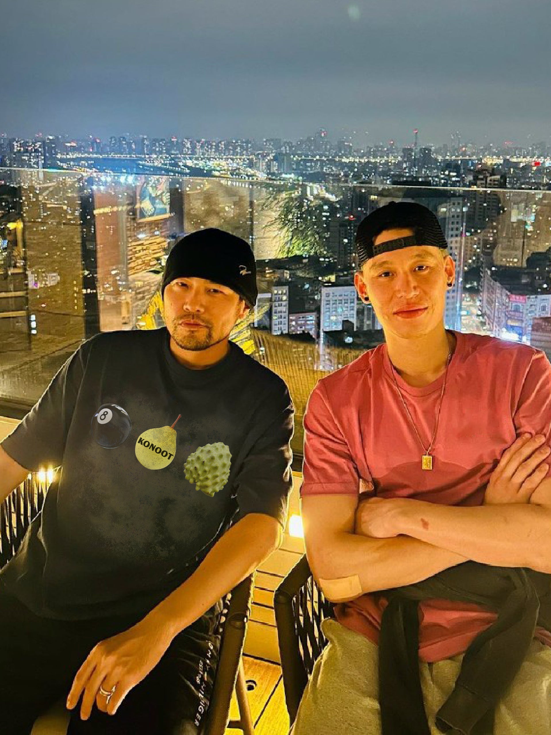 [KONOOT] (Yari Sakya) spoof Boxy Fit * 280G Tee