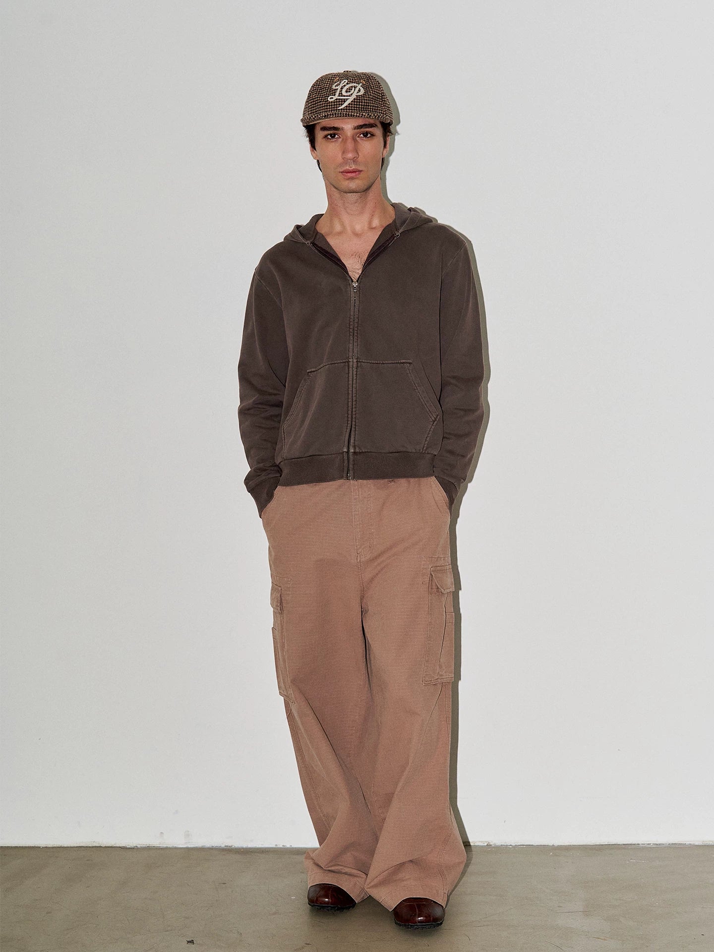 LIBERAFIT Ready-to-wear Dyed Hooded Zip Sweater