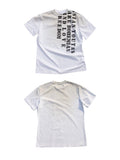 4AM Alphabet Slogan Front Shoulder Slim Tee