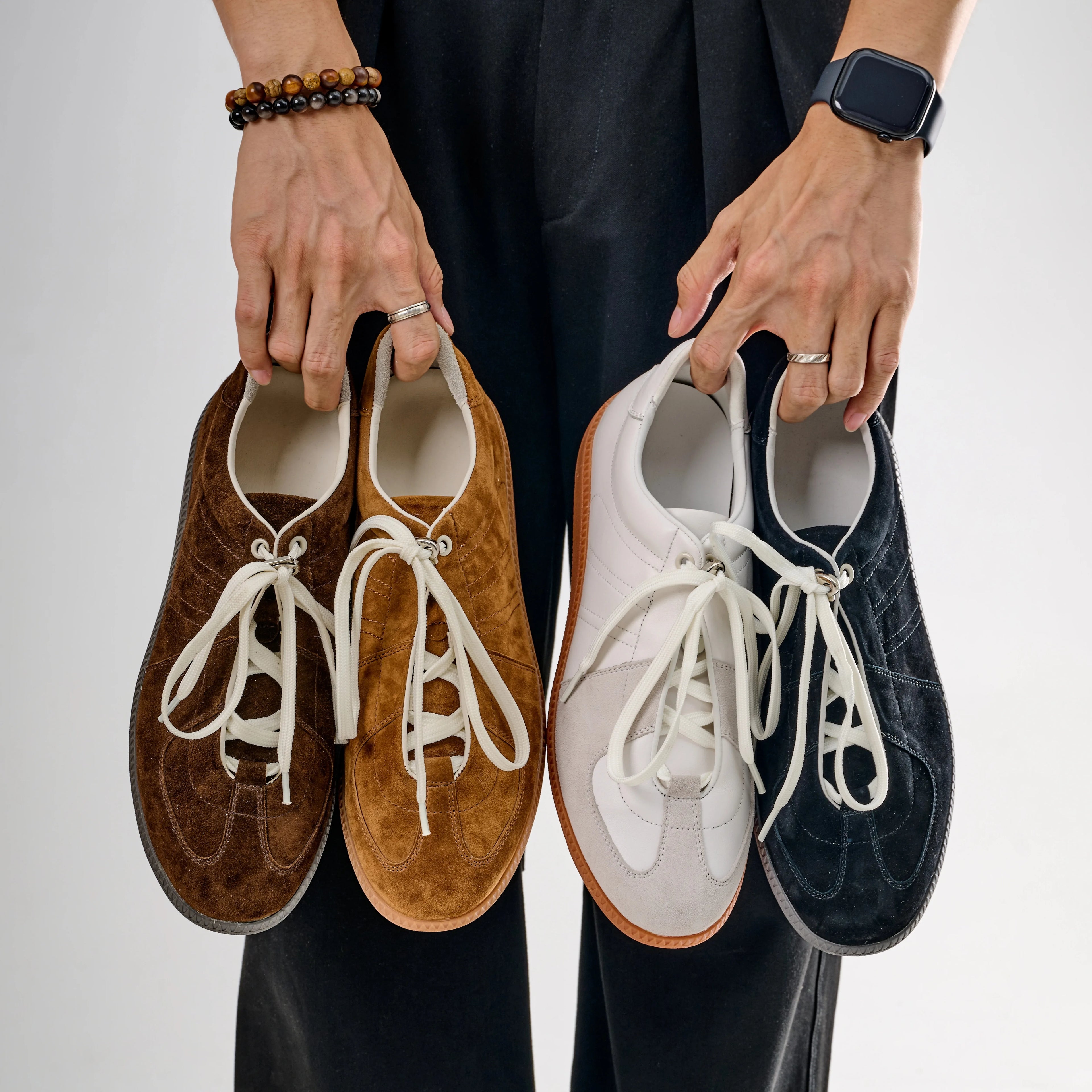 TERRAKOO Retro Leather Classic Versatile Casual Training Shoes