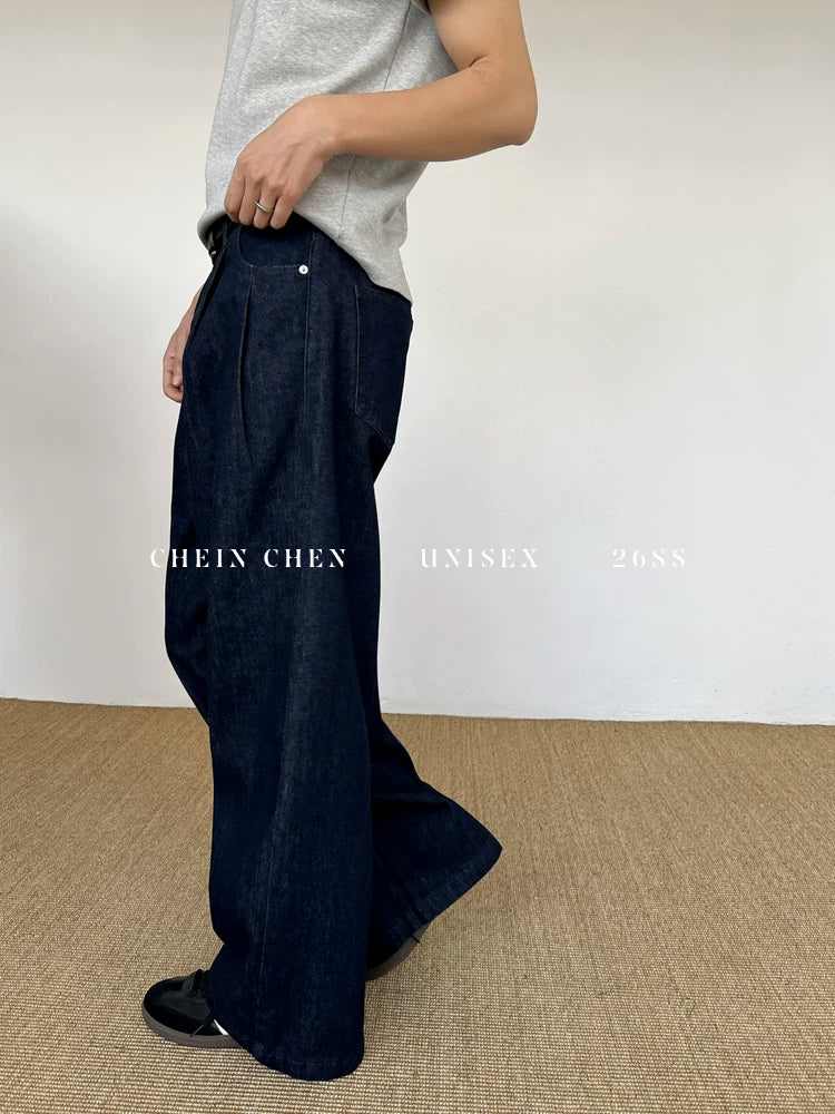 Chein Wide Leg Versatile Premium Jeans