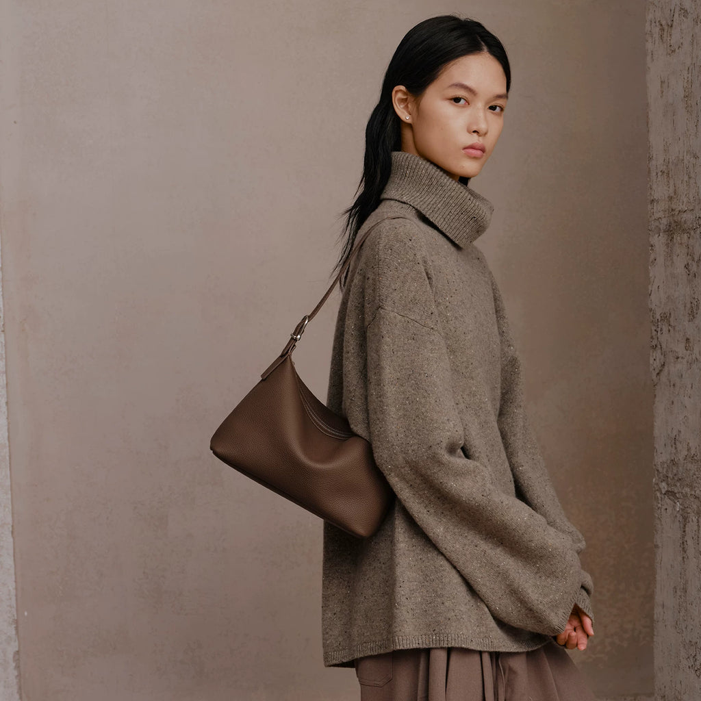 AVALEA Vintage Leather Shoulder Underarm Bag