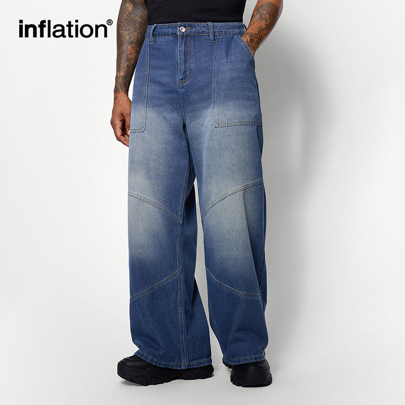 INF 3D Wide-Leg Jeans
