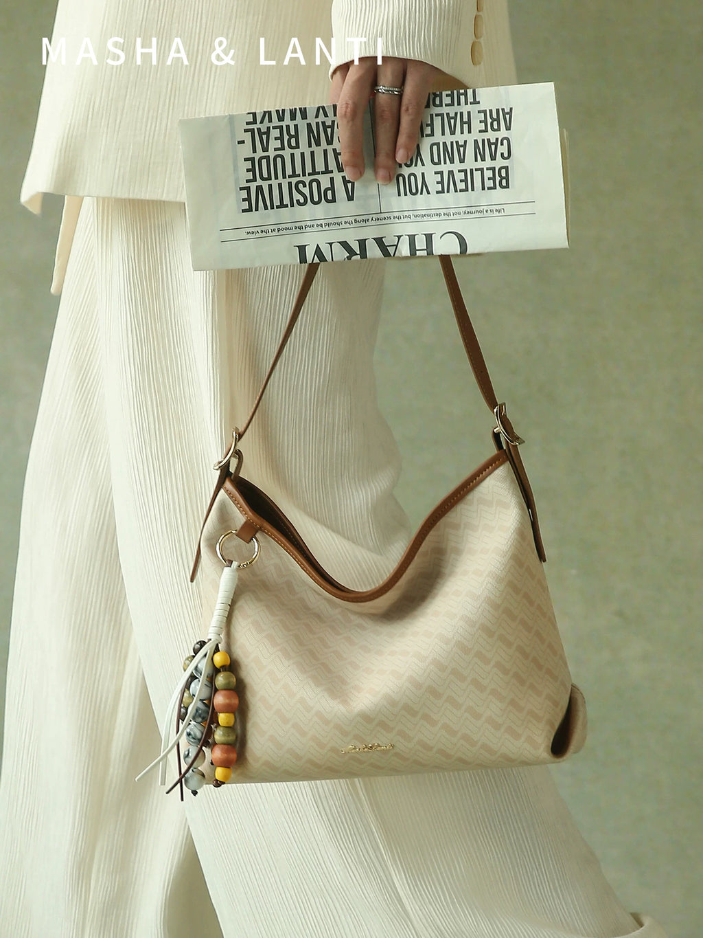 Masha Lanti Underarm Crossbody Tote Bag