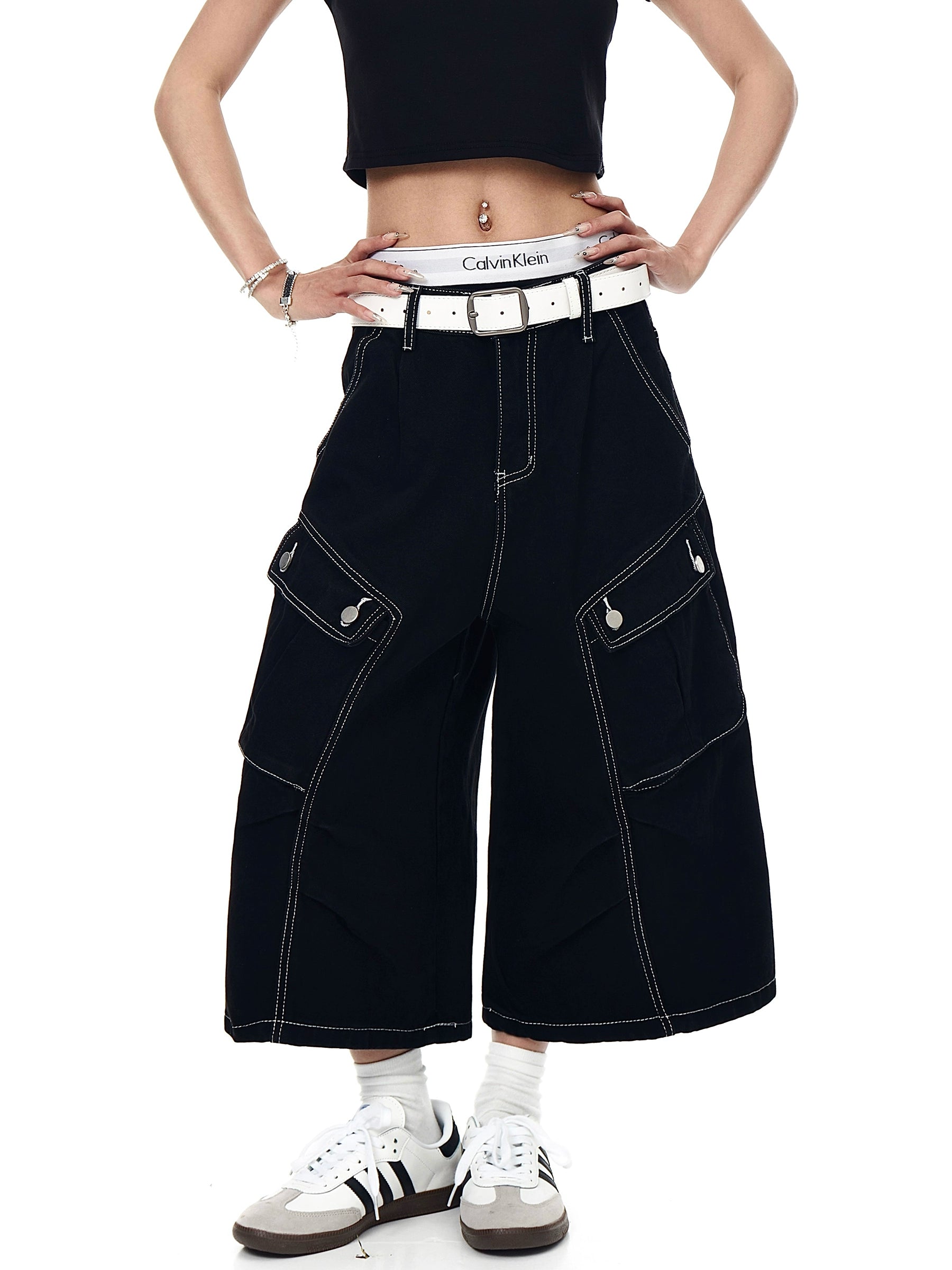 BLACKLISTS Vintage Multi-pocket Tooling Shorts