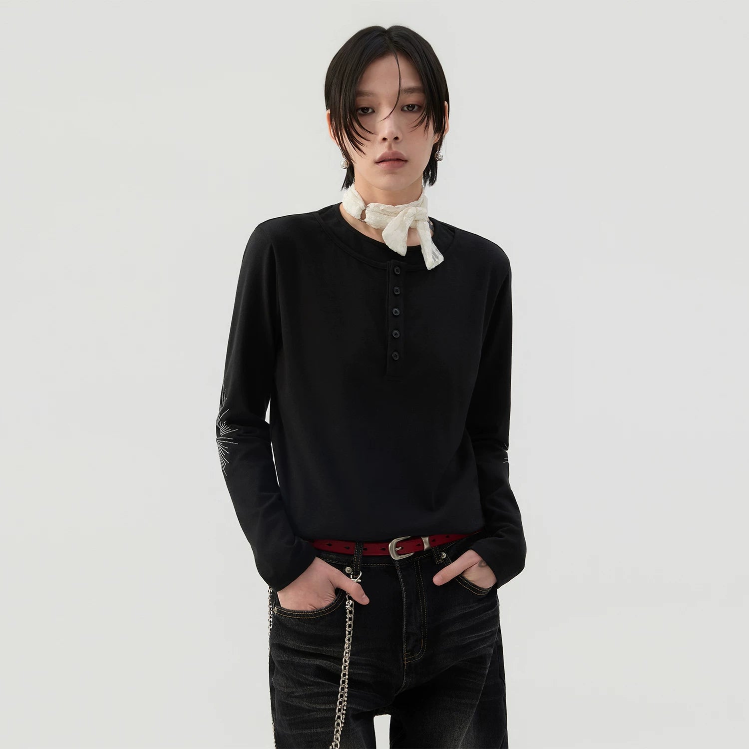 Sameuoo Sun Embroidery Long Sleeve