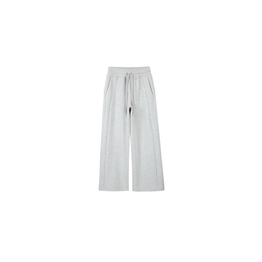 PLUS NO LOGO Scimitar Splicing Loose Wide-leg Sweatpants