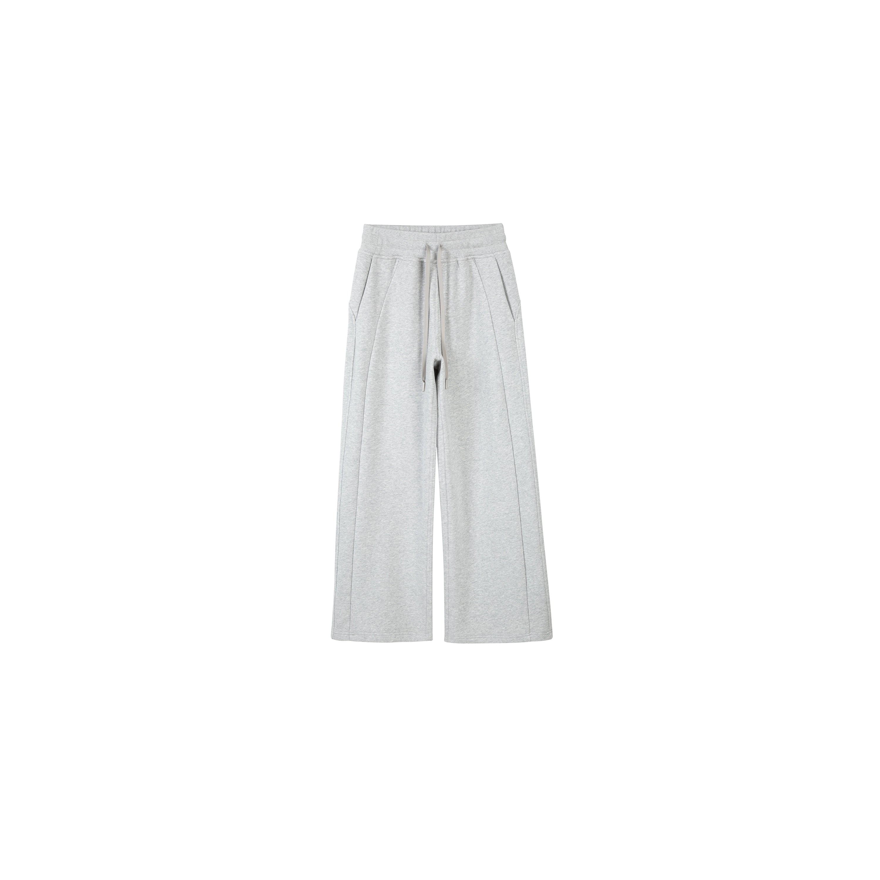 PLUS NO LOGO Scimitar Splicing Loose Wide-leg Sweatpants