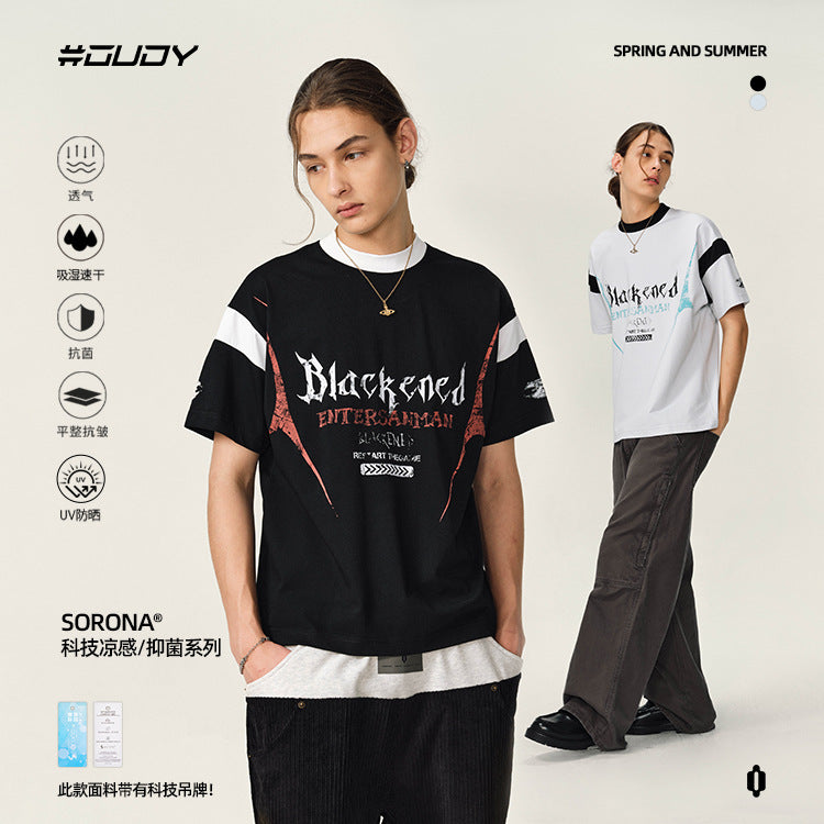 #OVDY BLACKENED sense bacteriostatic heavy splicing Tee