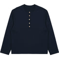O3PARK Retro Casual Collarless Polo Shirt