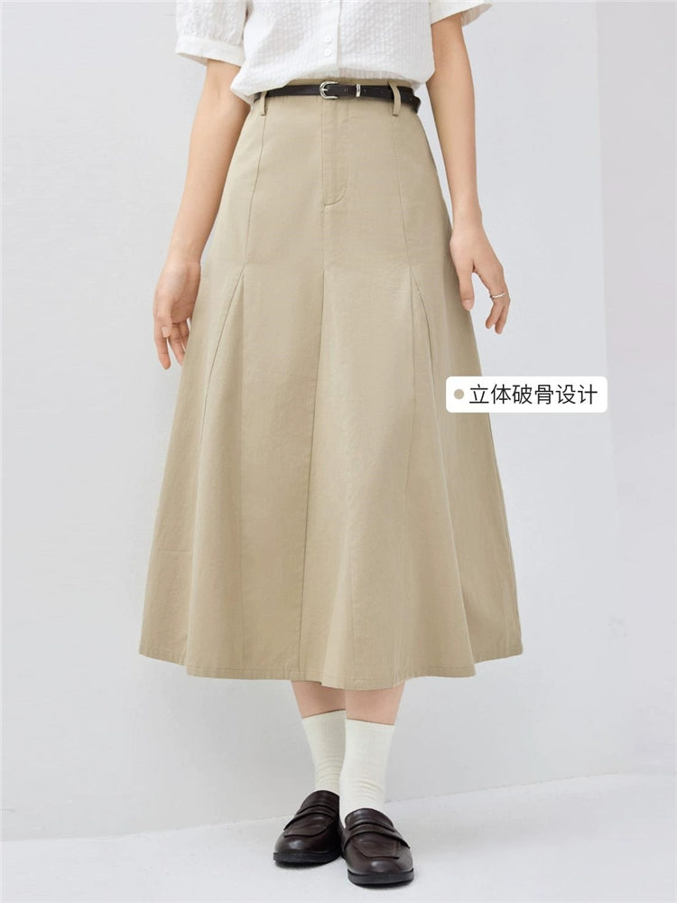 Giordano's A-line Skirt Is A Bone-breaking Thin Skirt