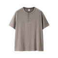 Inflation Old Money Henry Collar Short Sleeve T-Shirt