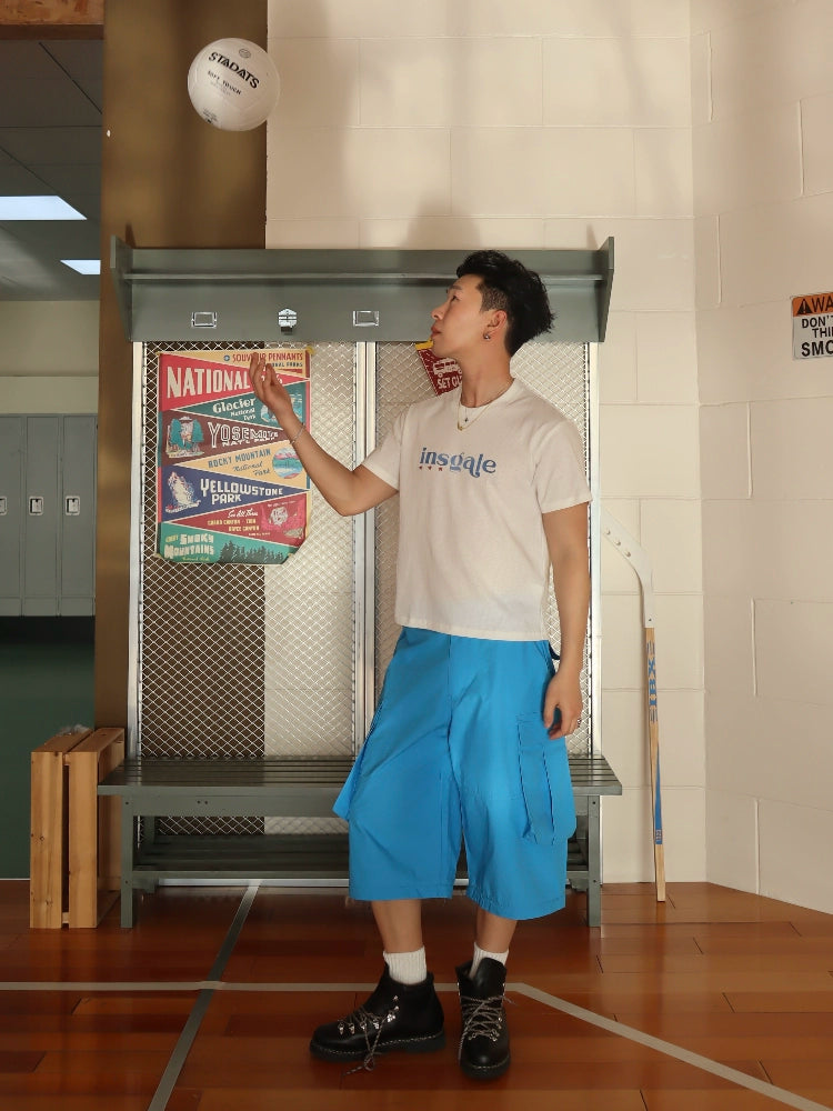 InsGale Slogan Breathable Quick Drying Tee