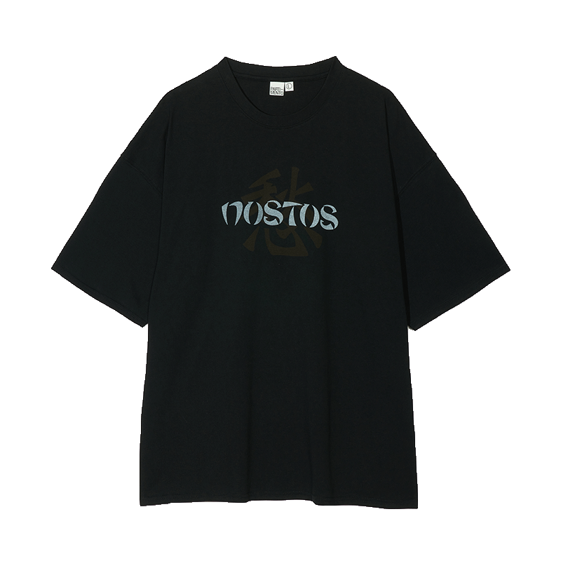 PARTIMENTO Loose Casual Crew Neck Tee