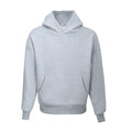 PERDU Silver Fox Fleece Loose Pullover Fleece Hooded Sweater