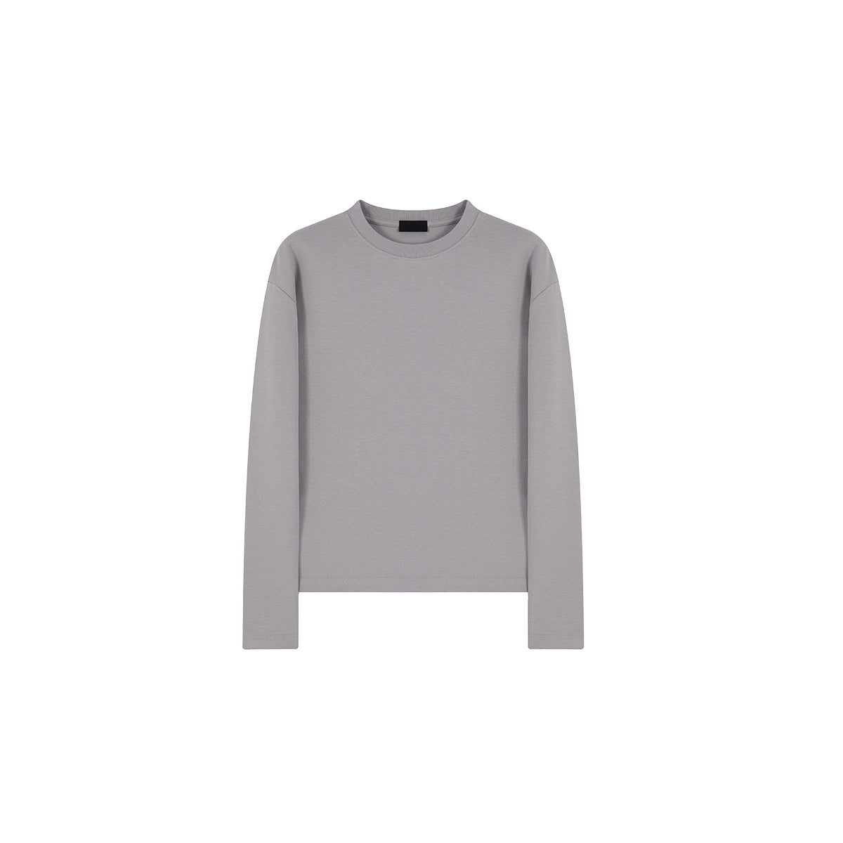 PLUS NO LOGO Simple Casual Round Neck Long Sleeve