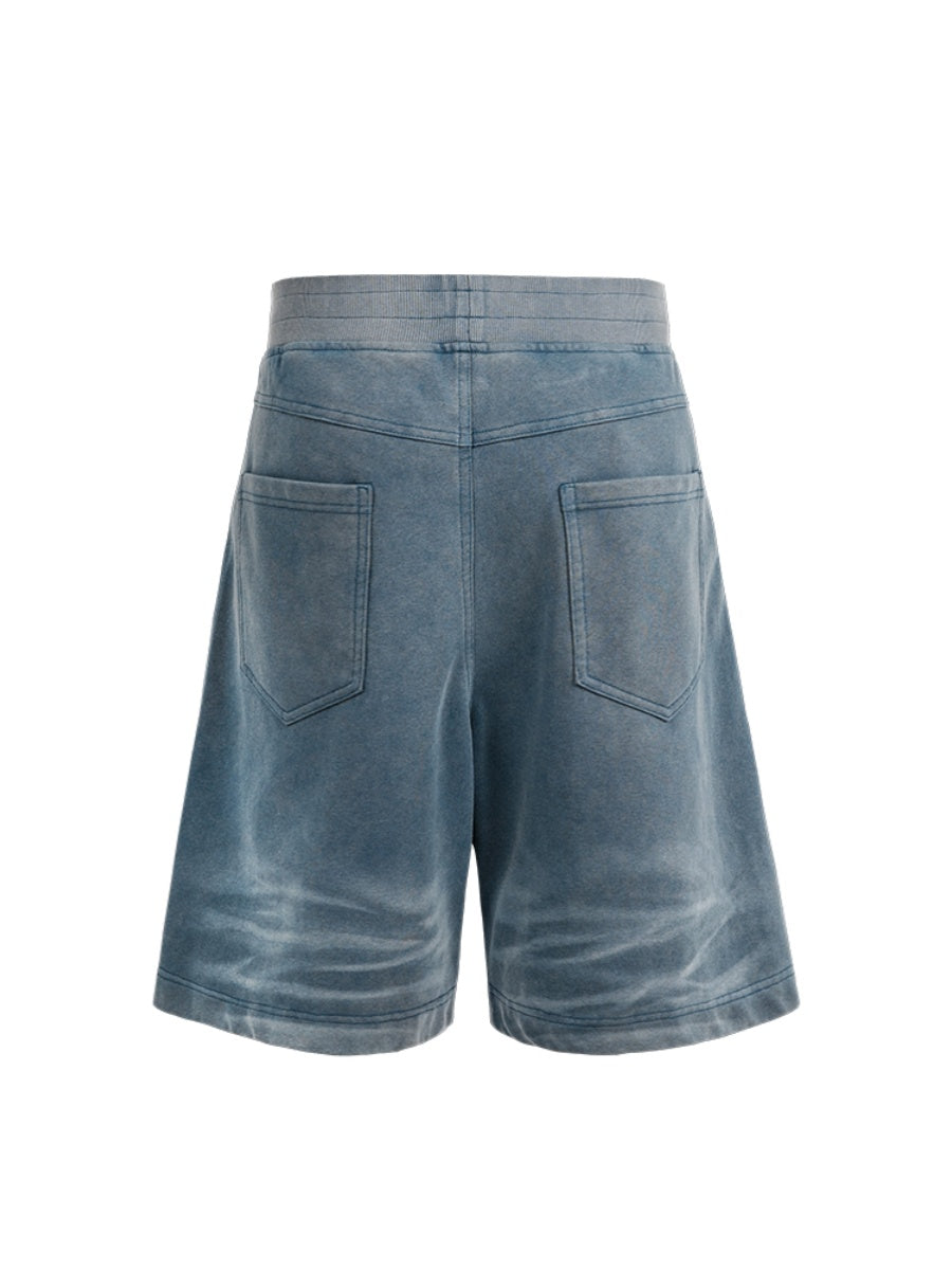 KONOOT scratch spray cat whisker horse willow fried salt washed Shorts