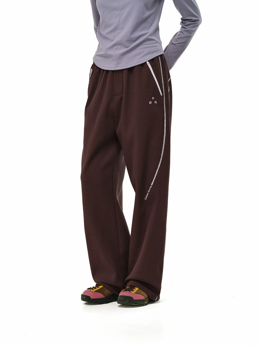 FPA Thin Quick-drying Contrasting Loose Straight Casual Pants