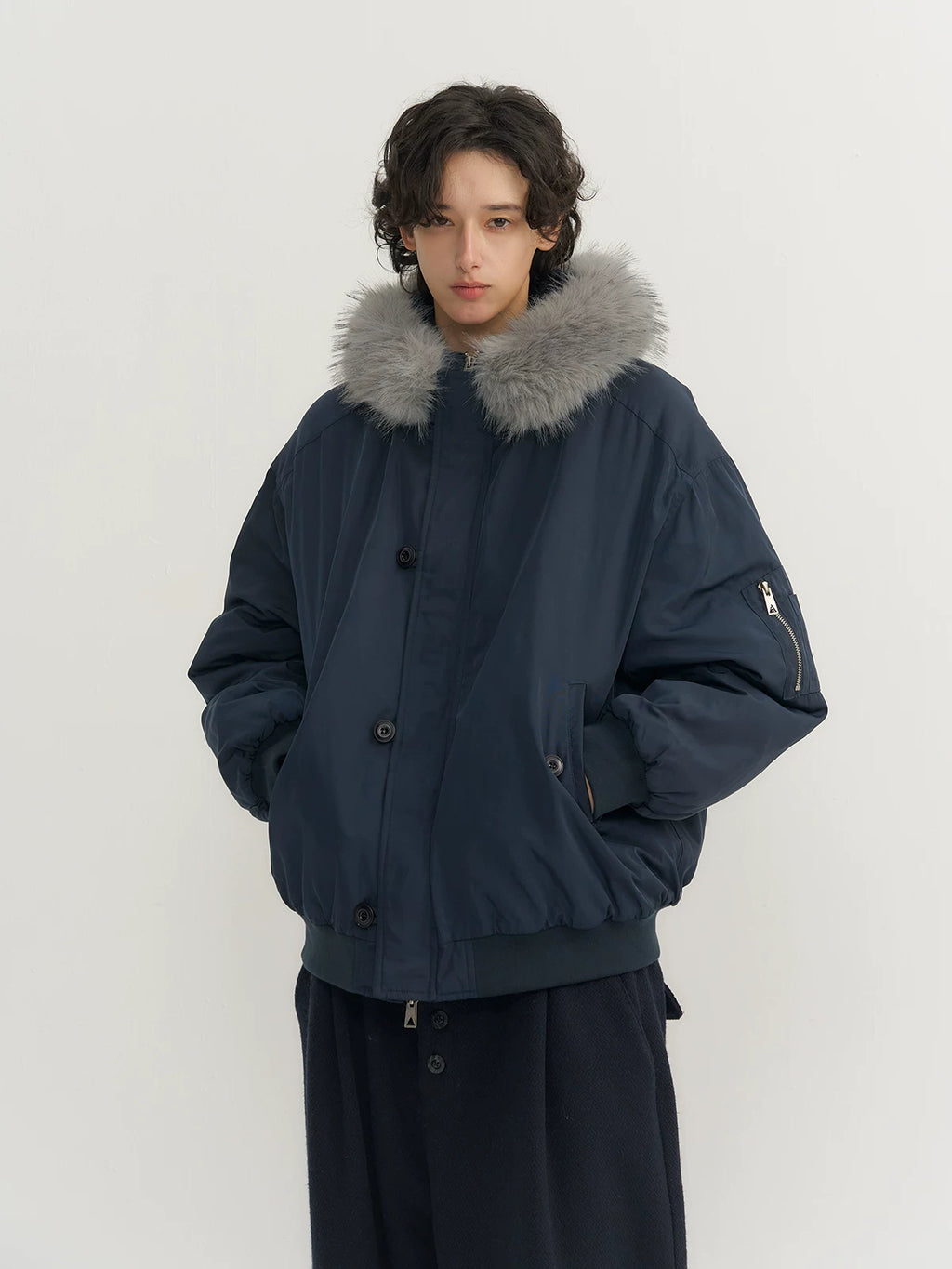 CARPEM Thermal Removable Fur Collar Jacket