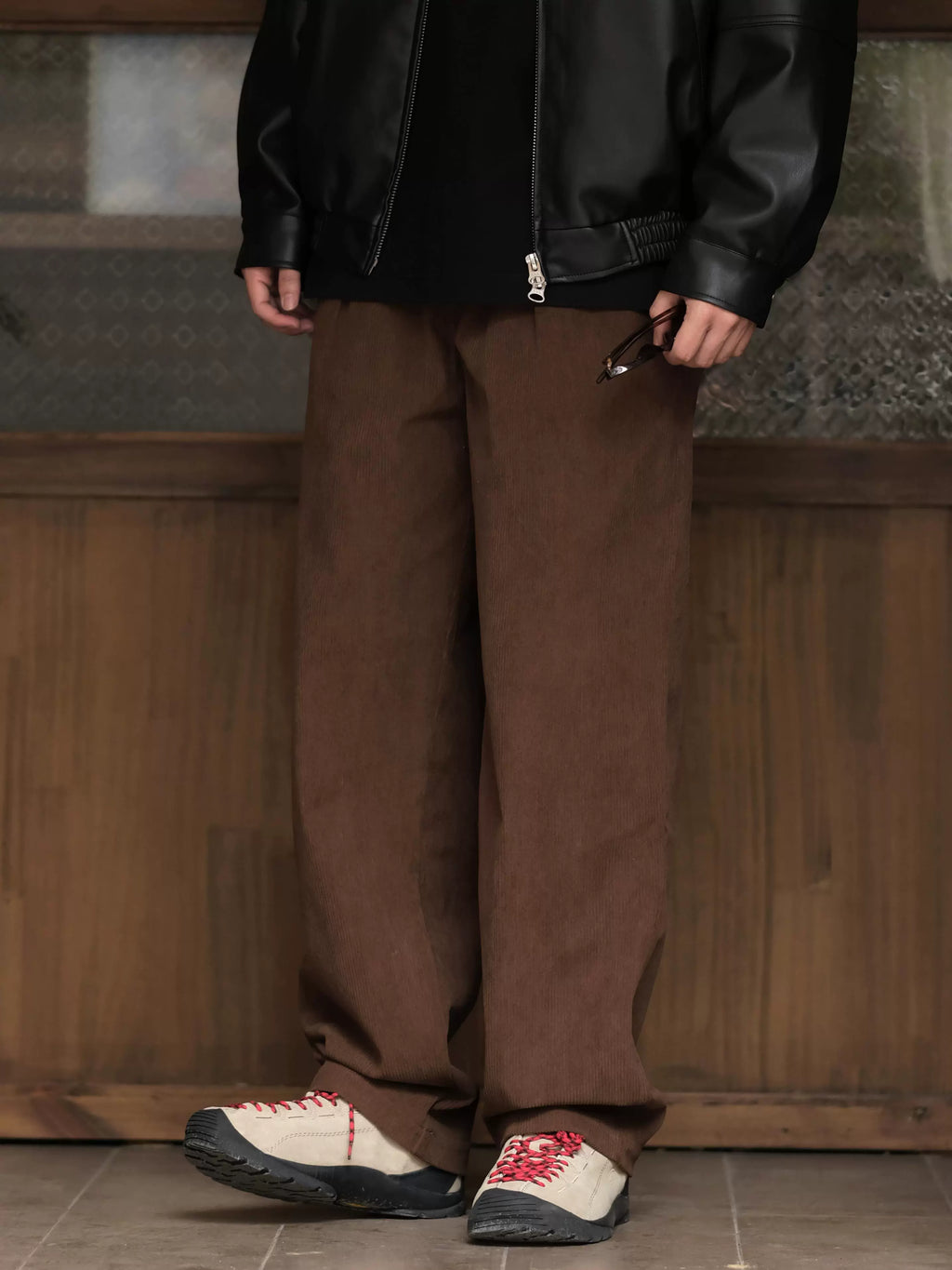 DESICCANT Corduroy Micro-cone Straight Slacks