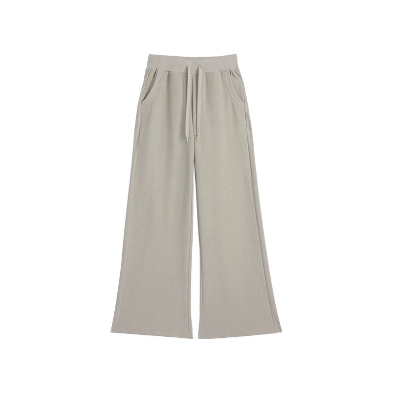 Audwyn Slim Sweater Loose Straight Casual Pants Set