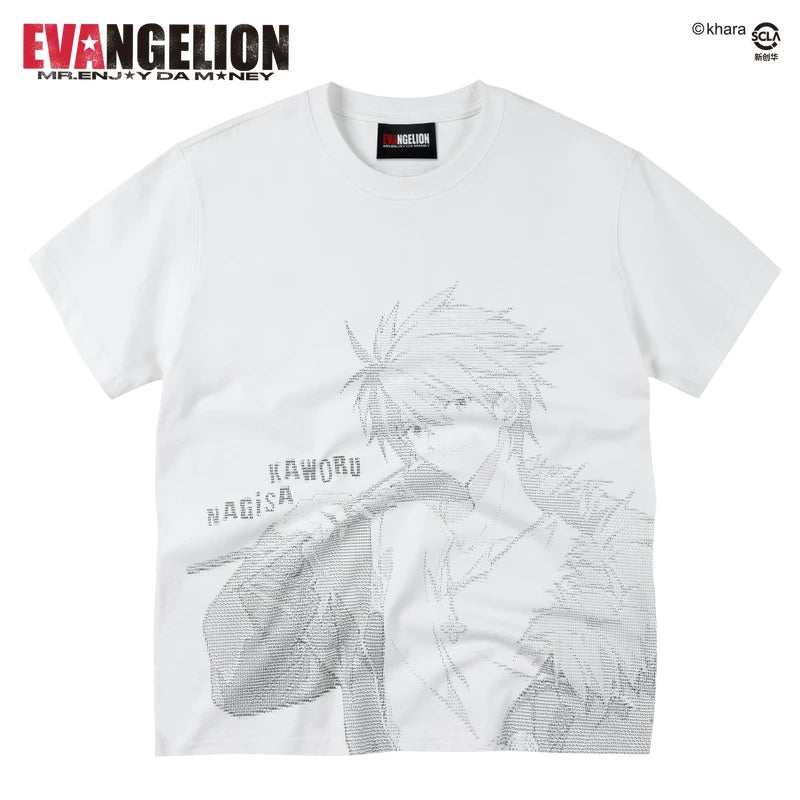 MEDM Loose Round Neck Versatile Tee