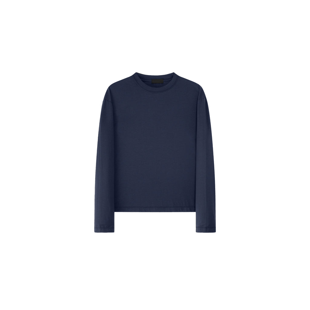 PLUS NO LOGO Simple Casual Versatile Soft Long Sleeve