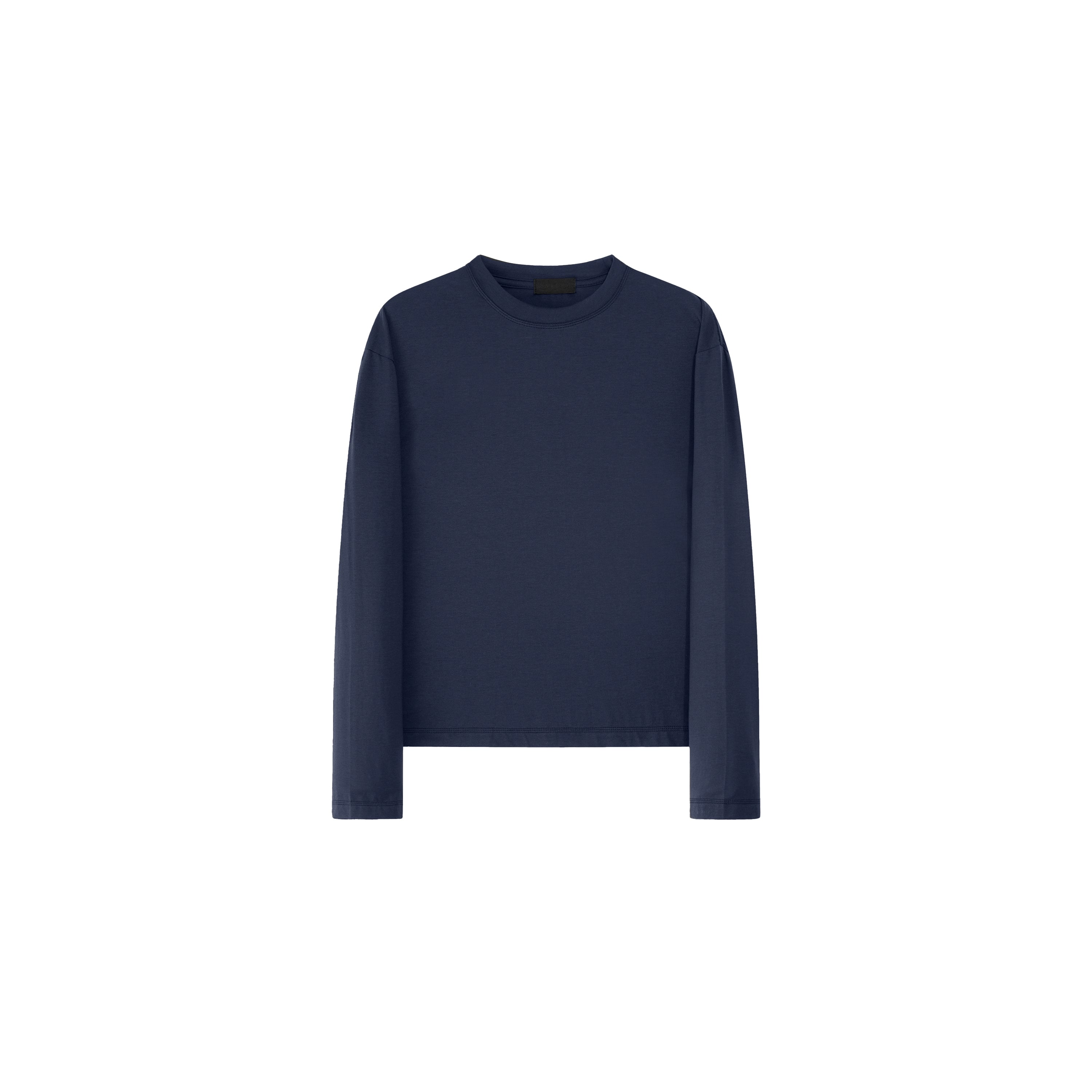 PLUS NO LOGO Simple Casual Versatile Soft Long Sleeve