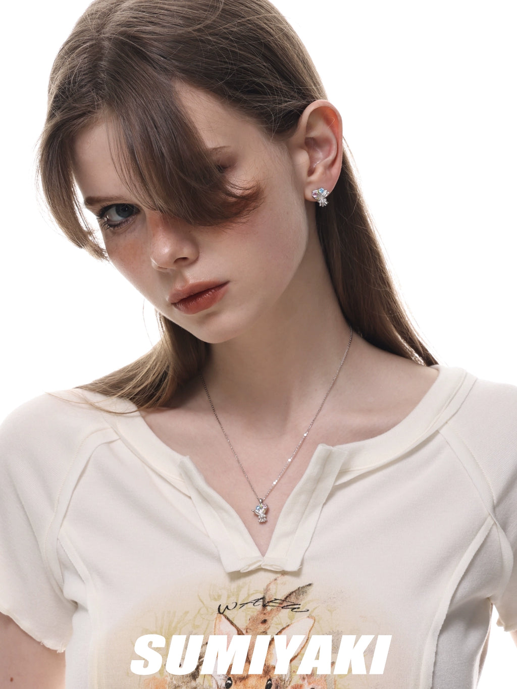 SUMIYAKI Bouquet Long Light Luxury High-end Necklace