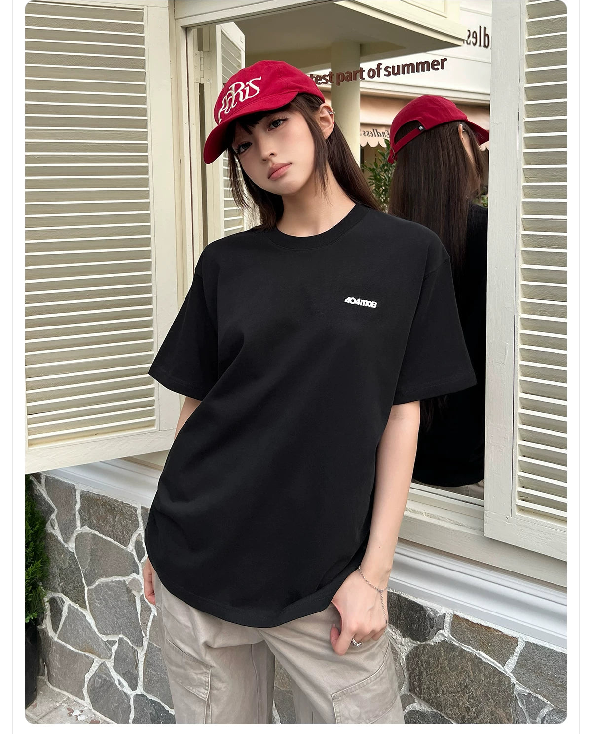 404MOB Simple Casual Versatile Tee