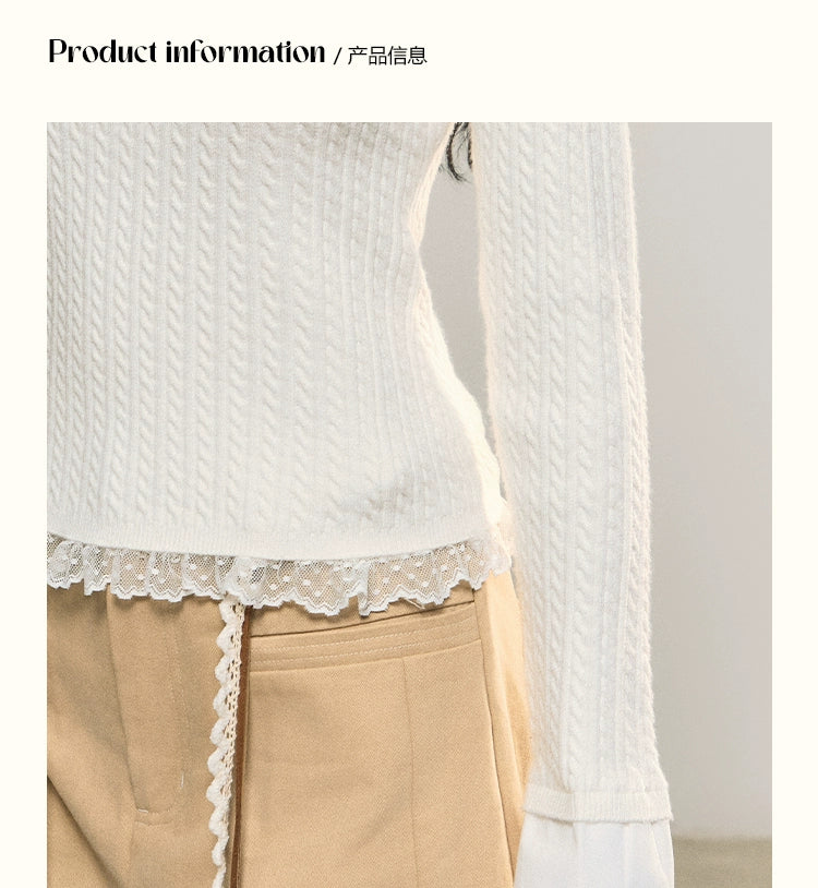 Umoumo Simple Versatile Twisted Knitted Cape