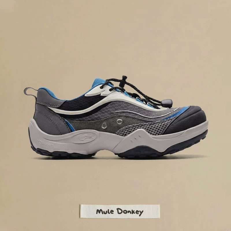 Donkey Contrasting Platform Sneakers