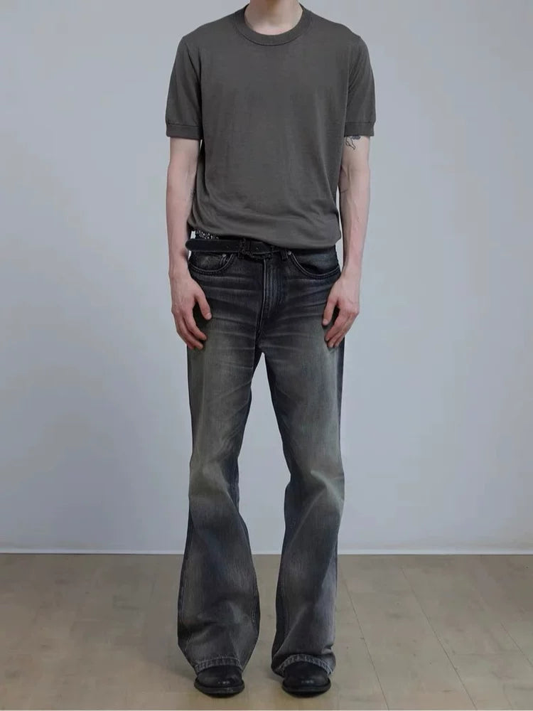 AMBSOM Vintage Straight Jeans