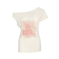Wildberry Irregular Print Slim Tee
